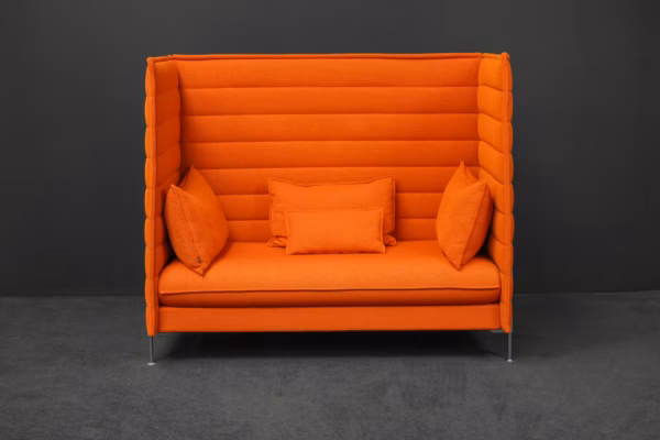 Vitra Alcove tweezitter Hopsak Oranje